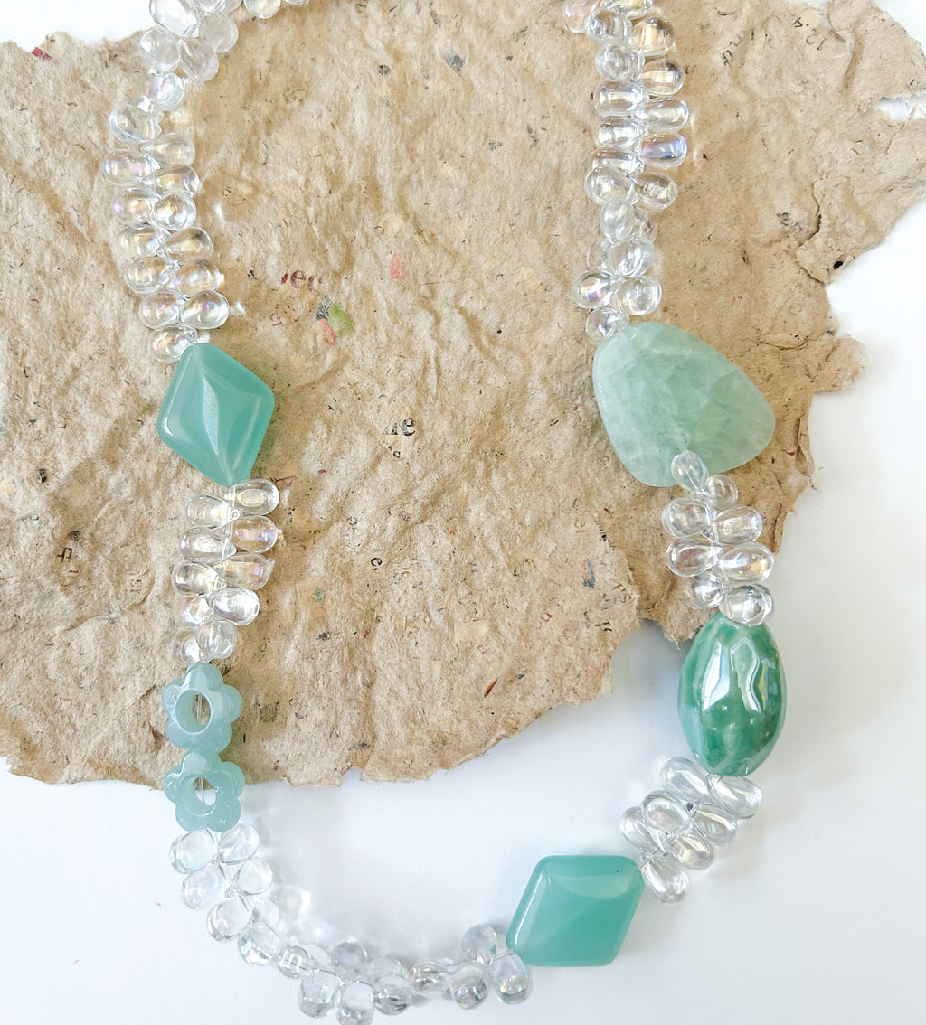 Clear Thread and Sea foam - The Ugly Cactus 