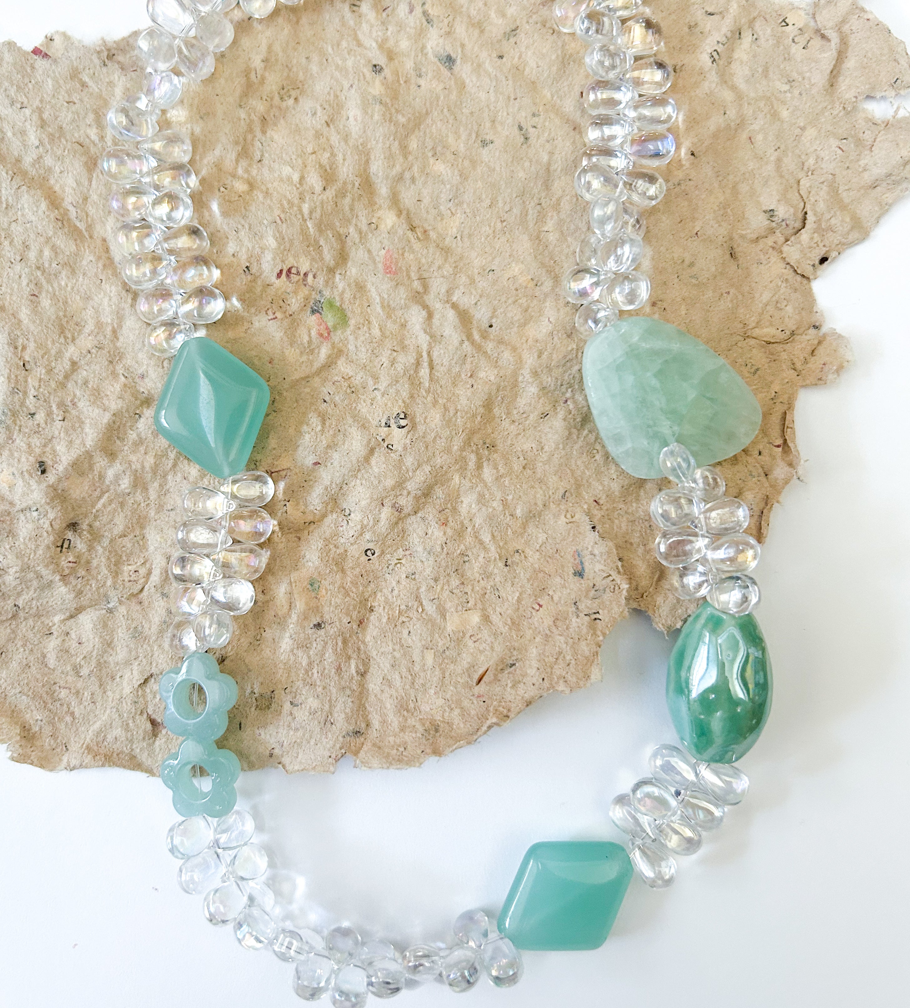 Clear Thread and Sea foam - The Ugly Cactus 