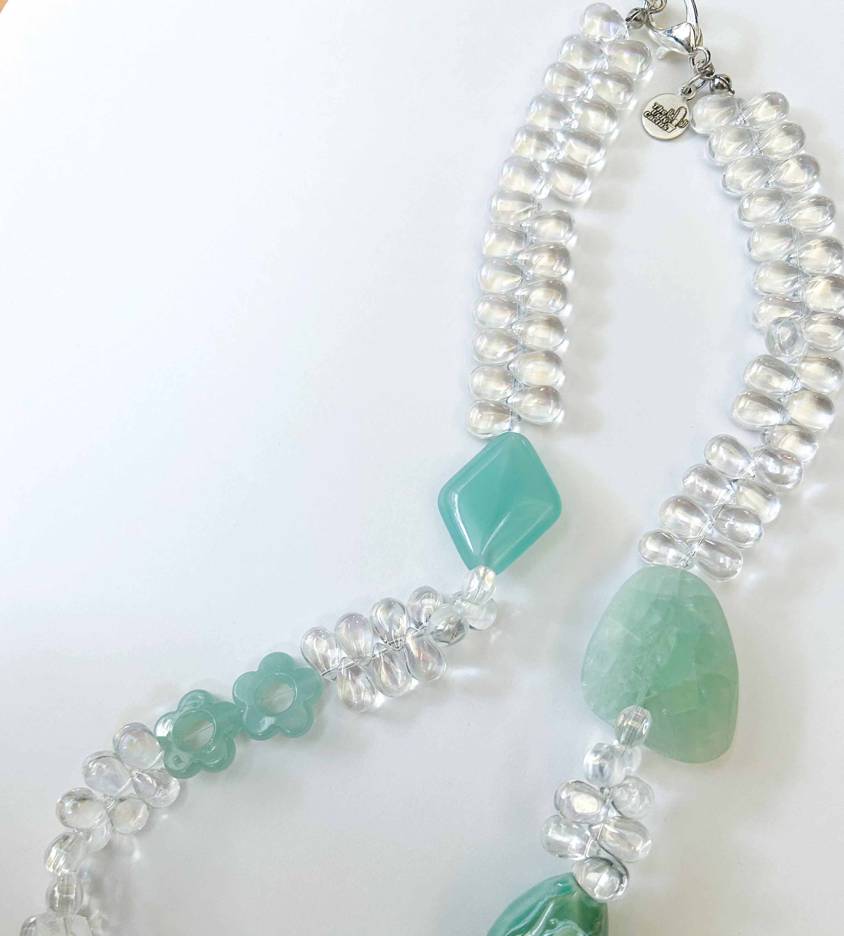 Clear Thread and Sea foam - The Ugly Cactus 
