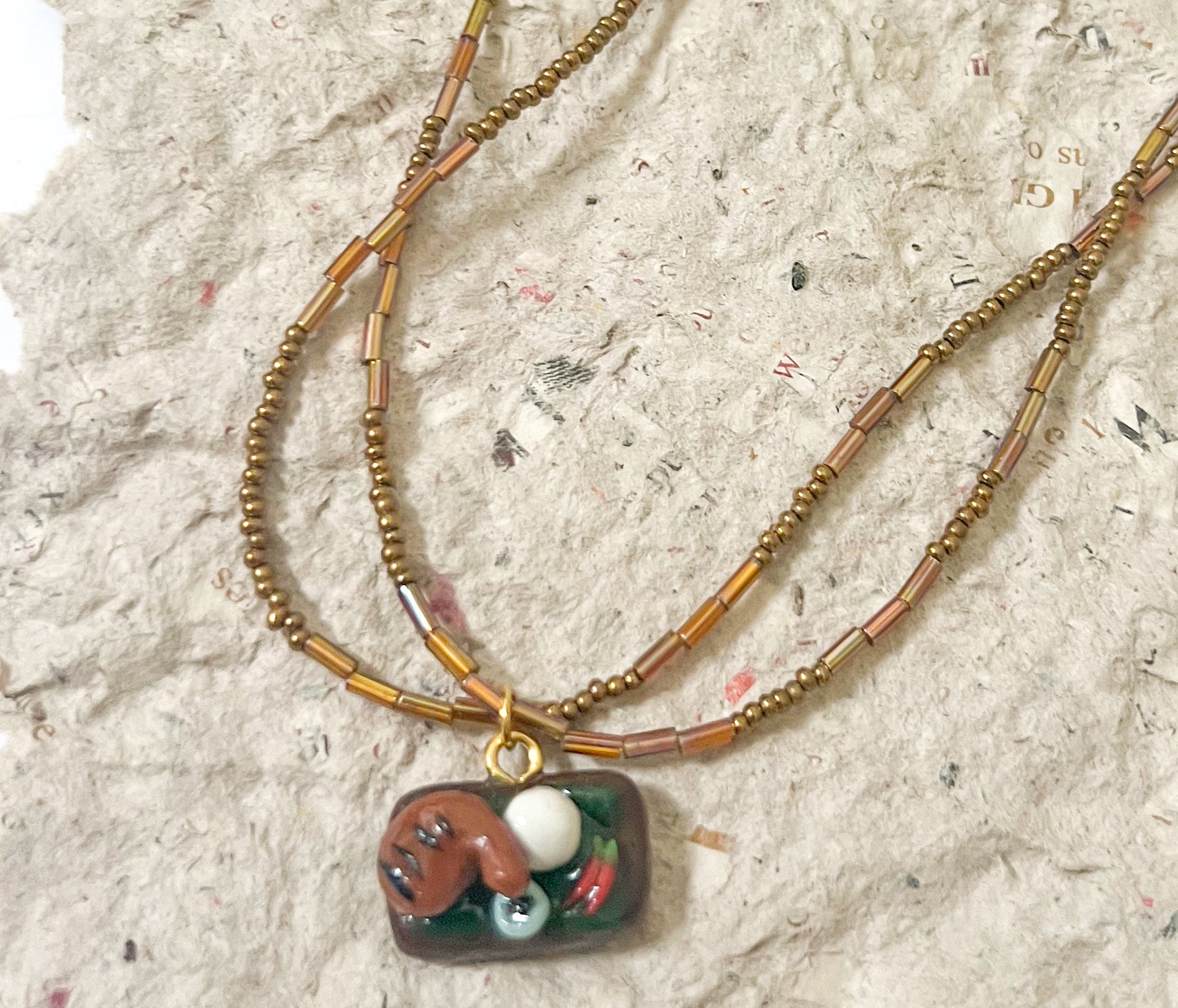 Inasal Necklace (Chicken BBQ) - The Ugly Cactus 