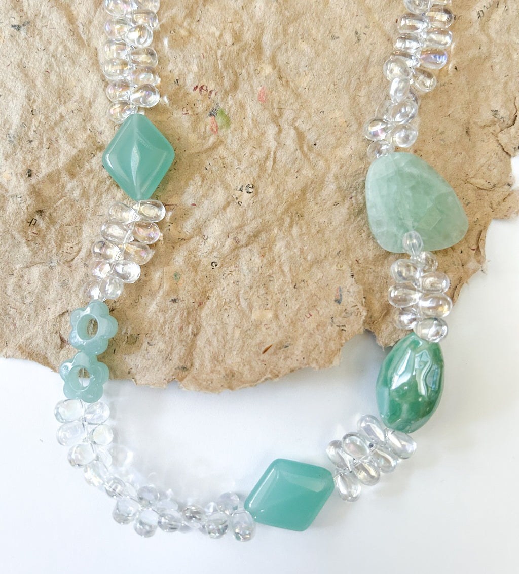 Clear Thread and Sea foam - The Ugly Cactus 