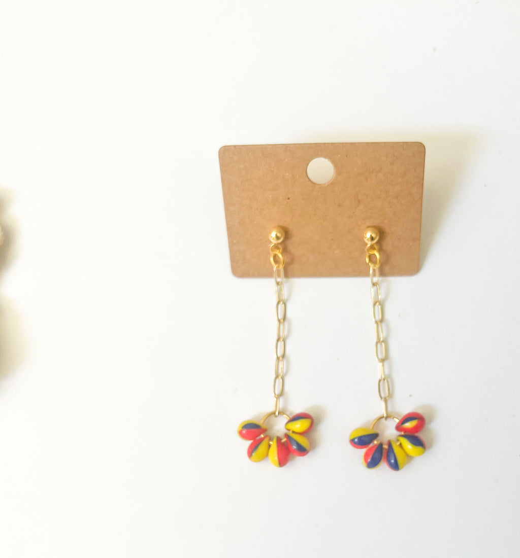 Strawberry Trio Color Earrings - The Ugly Cactus 