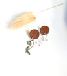 Cinnamon Drop Earrings - The Ugly Cactus 