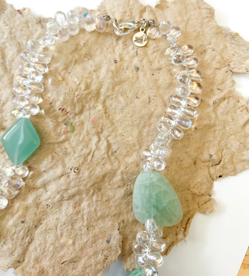 Clear Thread and Sea foam - The Ugly Cactus 