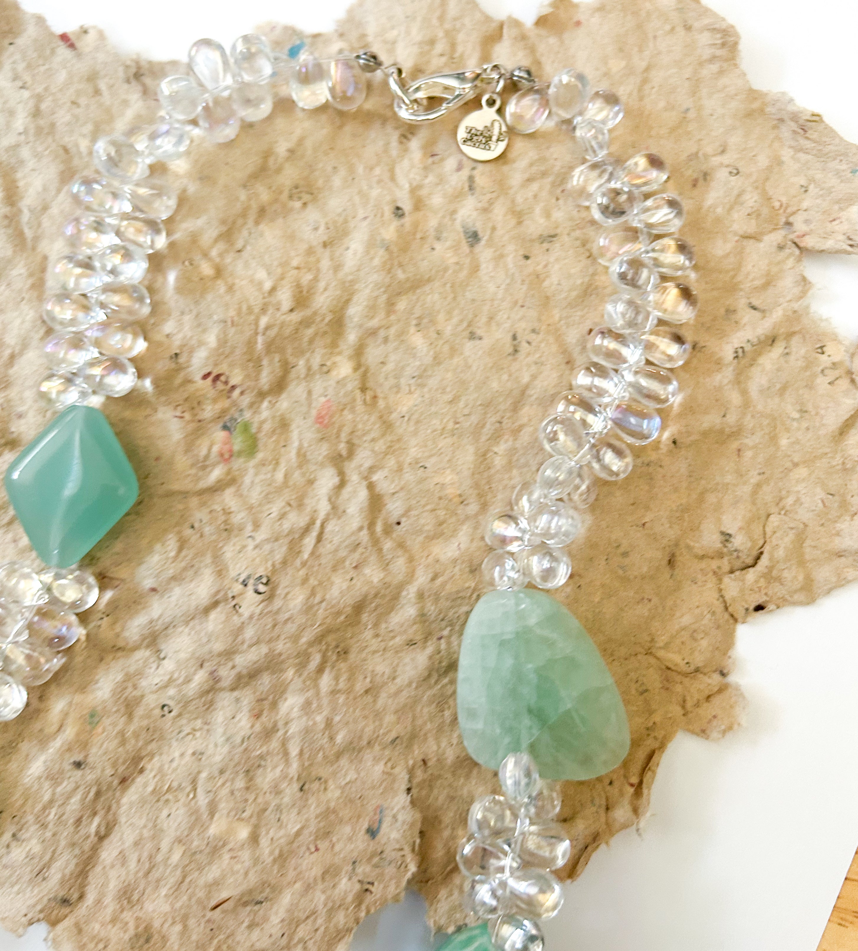 Clear Thread and Sea foam - The Ugly Cactus 