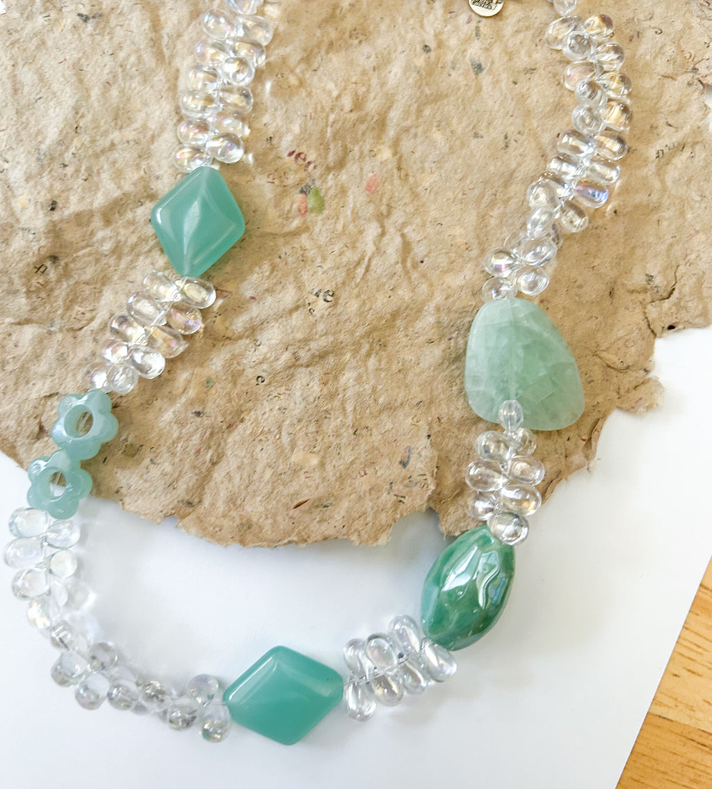 Clear Thread and Sea foam - The Ugly Cactus 