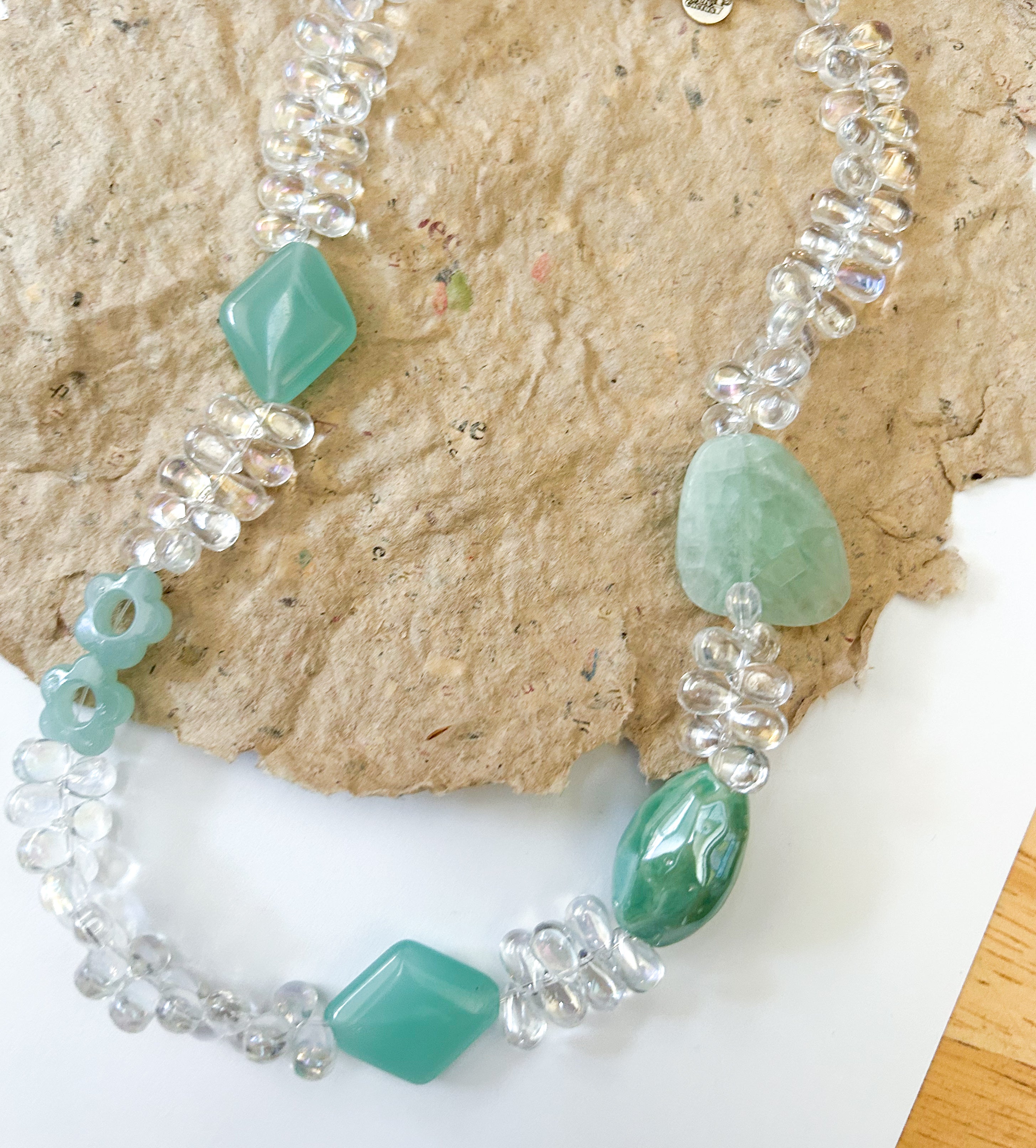 Clear Thread and Sea foam - The Ugly Cactus 
