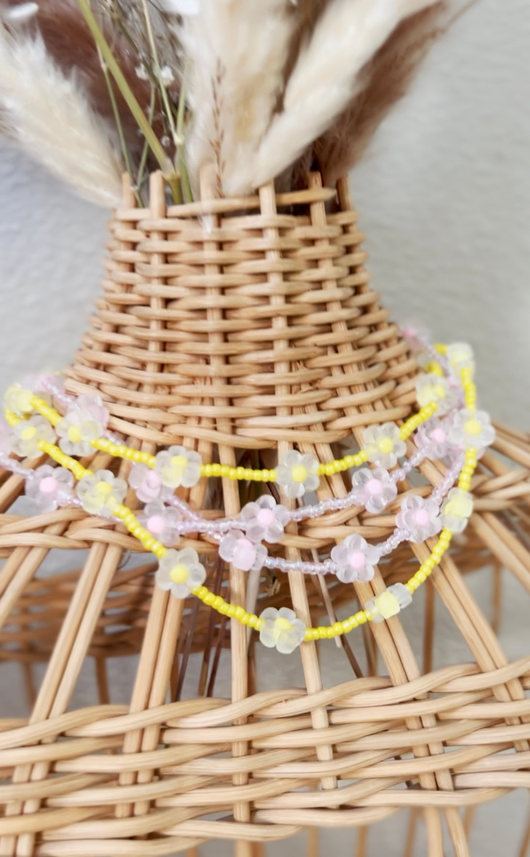 Flower Frost Necklace | Mixed Media Necklace | Indie Floral Necklace - The Ugly Cactus 