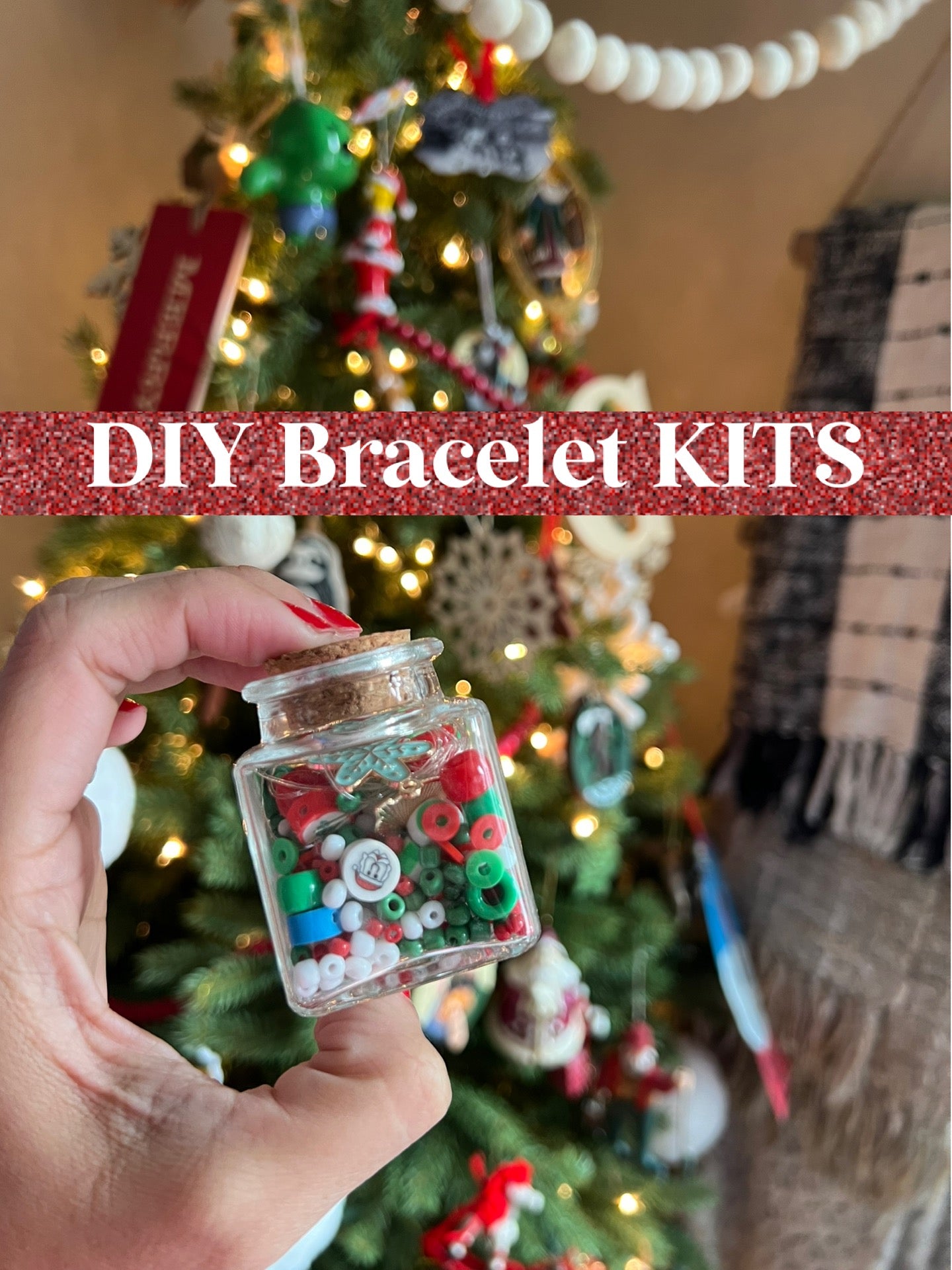 DIY Holiday Bracelets - The Ugly Cactus 