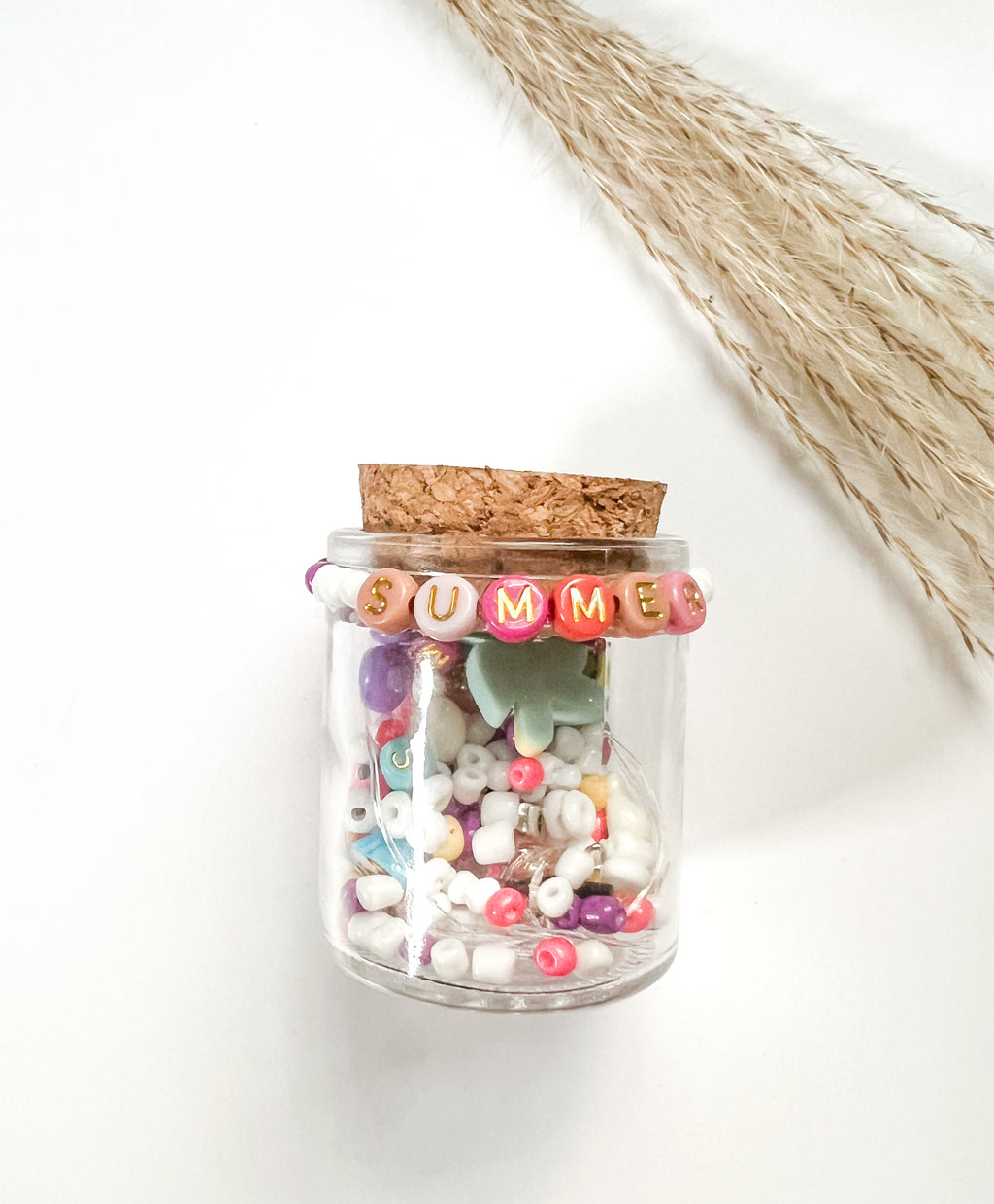 DIY Bracelet Kit | Multi-Colored Affirmation Bracelet | Personalized Beaded Bracelet | Letter Bracelet - The Ugly Cactus 