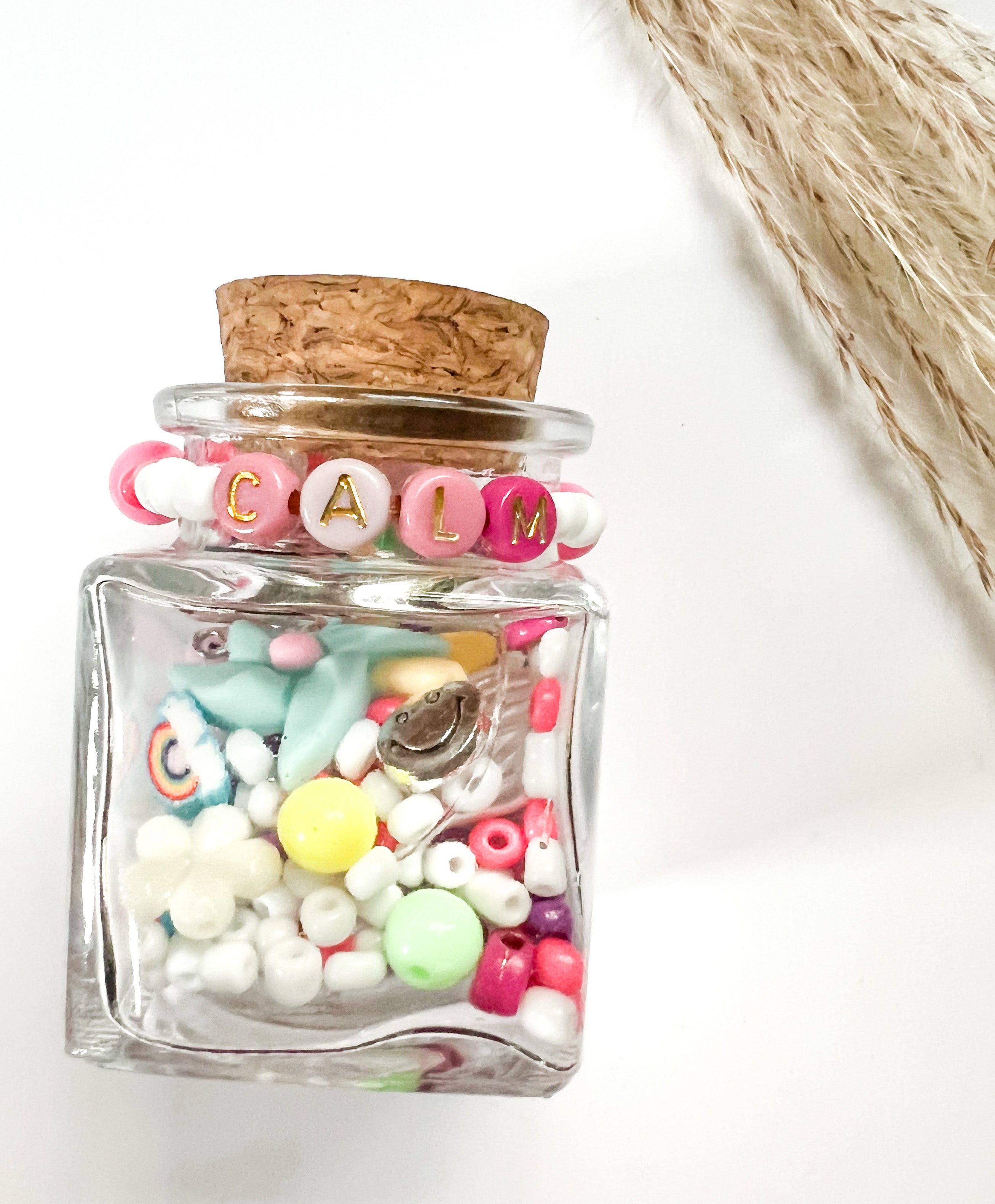 DIY Bracelet Kit | Multi-Colored Affirmation Bracelet | Personalized Beaded Bracelet | Letter Bracelet - The Ugly Cactus 