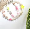 Pearls & Smiles Multi strand Beaded Bracelet | Multi layer Mixed Media Boho Indie Eclectic Bracelet - The Ugly Cactus 